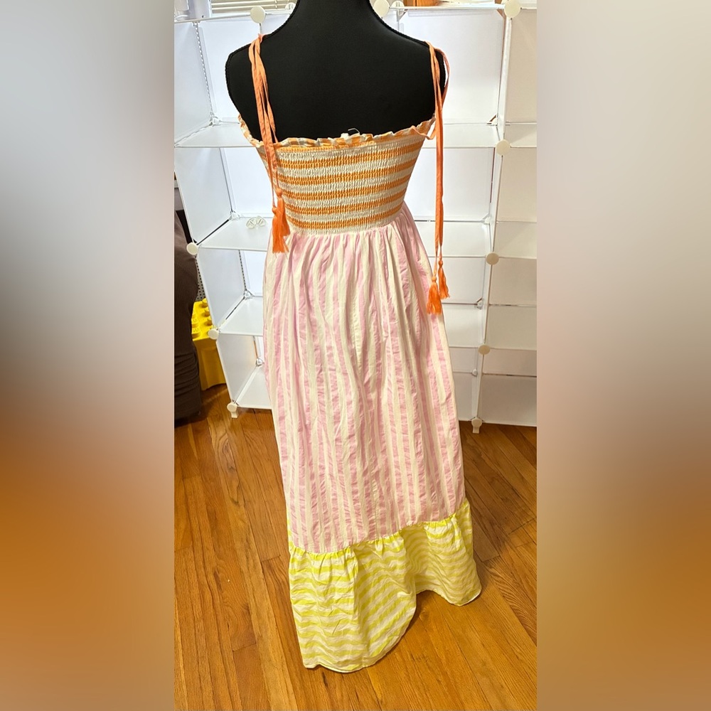 In February Striped Multicolor Maxi Dress - Picture 4 of 6